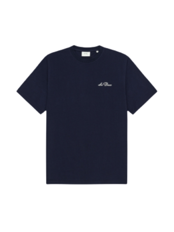 Les Deux Signature print t-shirt - Dark Navy Blue